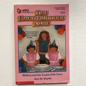 The Babysitters Club #21 Mallory and the Trouble with Twins Paperback Book